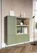 Високий комод см з тумбою, полицями та ящиком Desin 120 Bogart 120x140x40 (DESINKOMODAWYSOKA1202D1SZ) 156819 - зображення 6
