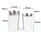 Барный шейкер Youchen MC-700 для приготовления коктейлей 700-600ml - изображение 7