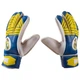 Футбольные вратарские перчатки с защитой пальцев Latex Foam REALMADRID сине-желтые размер 9 GGLG-RM - изображение 3
