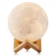 Светильник ночник Луна 3 D Moon Light RGB аккумуляторный 14 см с пультом Цветной - изображение 4