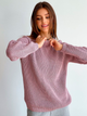 Джемпер женский ARTKNIT Cotton 7 S/M Розовый (4823093442207) - изображение 5