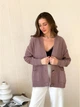 Кардиган с примесью шерсти вязаный женский ARTKNIT Casual 27652 One Size Роза (4823093442900) - изображение 1