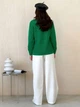 Джемпер женский ARTKNIT Cotton S/M Травяной (4823093442566) - изображение 4