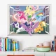 Интерьерная виниловая 3D наклейка на стену My little pony 70-50 см в детскую N3 Май Литл Пони ( Декор Комнаты Обои ) - изображение 1