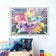 Интерьерная виниловая 3D наклейка на стену My little pony 70-50 см в детскую N3 Май Литл Пони ( Декор Комнаты Обои ) - изображение 3