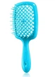 Расческа для волос Janeke Small Superbrush The Original Italian Голубая размер Small длинна 17 см - изображение 2