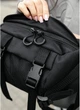 Большая женская поясная сумка бананка Sambag DynamicDart черная тканевая - изображение 7