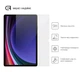 Защитное стекло для планшета Samsung Galaxy Tab S9 Plus (SM-X810/X816B/X818U)/S9 FE+ (SM-X610/X616)/S10 Plus (SM-X820/X826), Glass.CR, закаленное стекло 9H, 2.5D, полная проклейка, с олеофобным покрытием - изображение 2