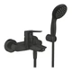 Набір змішувачів 3 в 1 для ванної кімнати Grohe QuickFix Start Black UA303301SQ - зображення 7