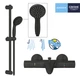 Смеситель для ванны с термостатом GROHE QuickFix Precision Start Black UA303907T1 - изображение 3