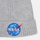 Детская зимняя шапка-бини с помпоном для девочки Disney Nasa NASA 52 39 049 54 см Серая (5908213351887) - изображение 3