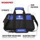 Сумка для инструмента WORKPRO 510x260x290мм 600D полиэстер, водонепроницаемая жесткая база, 21 карман, с регулируемым плечевым ремнем PRO WP281026 - изображение 2