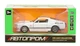 Машинка металева дитяча Ford Mustang Автопром білий - зображення 8