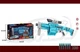 Детский Автомат Бластер с мягкими патронами и мишенью Blaster Shots Голубой - изображение 3