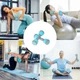 Разборные массажные гантели Multifunctional massage dumbbells Синие 2 шт - изображение 2