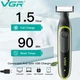 Триммер для бороды и усов VGR V-017 Waterproof black - изображение 2
