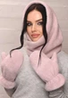 Комплект капор - косинка с рукавичками педровий - зображення 1