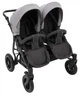 Коляска 2 в 1 для двойни Bair Sorento DUO BS-02 серый / графит - изображение 6