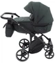 Коляска 2 в 1 Adamex Ziko Lux TK-50 тёмно-зелёный - изображение 3