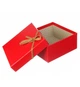 Подарункова коробка "Red Square", 15*15*7.5 см., колір - червоний - зображення 2