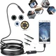 Камера Endoscope длина 3,5m. ширина камеры 7mm под Android подсветка из 6-ти светодиодов черный - изображение 1