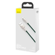 Кабель синхронізації Baseus Cafule Metal Cable USB to Lightning 2.4A 1m Green (CALJK-A06) - зображення 6