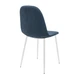 Стілець крісло м'який MacaoDesign U Sorrento 88 білі ніжки Синій - зображення 3