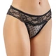 Трусики-чікі жіночі з сіточки в горошок та мережива Felisiya Lingerie Чорний 200-170/г S - зображення 2