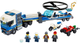 Zestaw klocków LEGO City Laweta helikoptera policyjnego 317 elementów (60244) - obraz 2