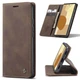 Чехол книжка Caseme с магнитом для Xiaomi Redmi Note 12 Pro 5g кофейный - изображение 2