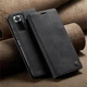 Чехол книжка Caseme с магнитом для Xiaomi Redmi Note 10 Pro черный - изображение 1