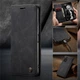 Чехол книжка Caseme с магнитом для Xiaomi Redmi Note 11 Pro черный бумажник - изображение 2