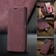 Чехол книжка Caseme с магнитом для Xiaomi Redmi Note 11 Pro бордовый - изображение 2