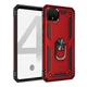 Противоударный чехол для Google Pixel 4 красный матовый с кольцом подставкой - изображение 4