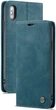 Чохол книжка Caseme з магнітом для iPhone X зелений гаманець - зображення 4