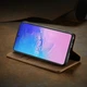 Чехол книжка Caseme с магнитом для Xiaomi Redmi Note 10 Pro коричневый - изображение 4