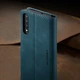 Чохол книжка Caseme з магнітом для Samsung Galaxy A50 A30s зелений гаманець - зображення 3