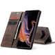Чехол книжка Caseme кожаная с магнитом для Samsung Galaxy S10 кофейный - изображение 3