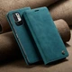 Чехол книжка Caseme с магнитом для Xiaomi Redmi Note 10 5G зеленый - изображение 1