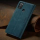 Чехол книжка Caseme с магнитом для Samsung Galaxy M21 зеленый - изображение 2