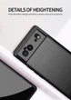 Гумовий чохол для Google Pixel 6 чорний протиударний бампер - зображення 3