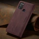 Чехол книжка Caseme с магнитом для Samsung Galaxy M21 кофейный - изображение 2