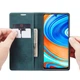 Чохол книжка Caseme з магнітом для Xiaomi Redmi Note 9 Pro зелений - зображення 3