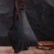 Сумка-слинг через плечо мужская тканевая Vintage leather-22196 Черная - изображение 7