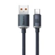 Кабель Baseus Crystal Shine Series Fast Charging Data Cable USB to Type-C 100W 1.2m CAJY000401&nbsp;Black - изображение 2