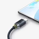Кабель Baseus Crystal Shine Series Fast Charging Data Cable USB to Type-C 100W 1.2m CAJY000401&nbsp;Black - изображение 3