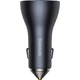 Автомобильное зарядное устройство Baseus Golden Contactor Pro Triple Fast Charger Car Charger 65W U+C+C CGJP010013 Dark Grey - изображение 3