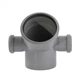 Коліно TA Sewage2 пл 110x110х45+ 2х50х90° (ліве+праве) SD00051456 - зображення 2