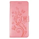 Чехол-книжка для TP-Link Neffos C9A "Цветок и бабочки Pink" - изображение 1