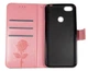 Чехол-книжка для TP-Link Neffos C9A "Цветок и бабочки Pink" - изображение 3